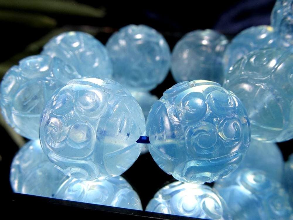 アクアマリン ブレスレット 3月の誕生石 ベリル マニコロ