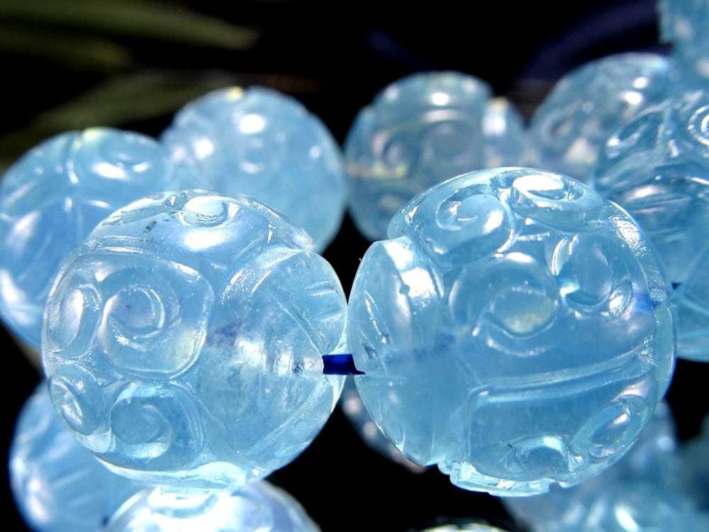 アクアマリン ブレスレット 3月の誕生石 ベリル マニコロ