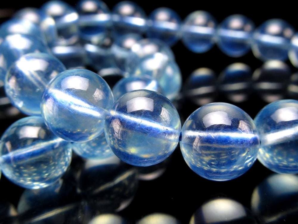 アクアマリン ブレスレット サンタマリア ベリル 藍玉