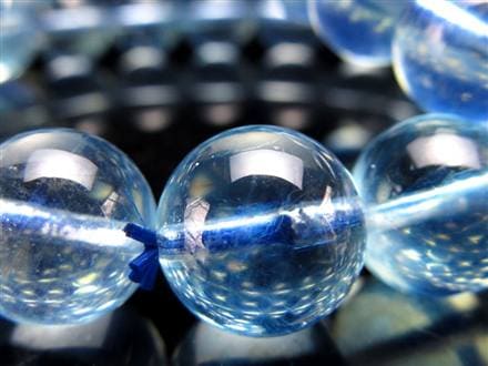 アクアマリン ブレスレット サンタマリア ベリル 藍玉