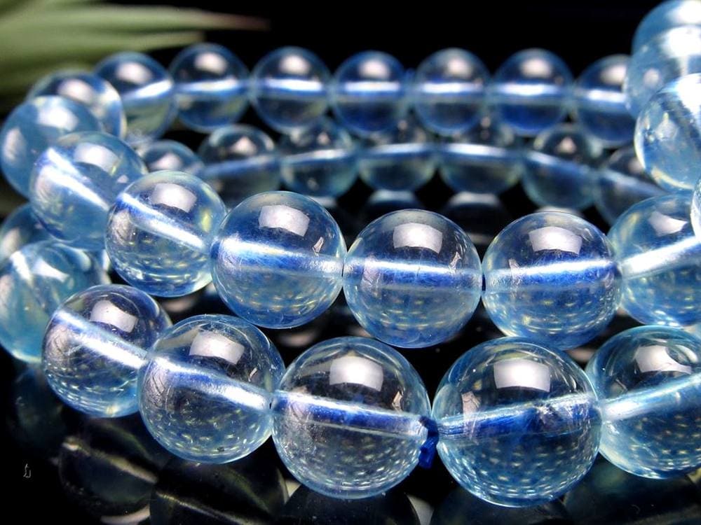 アクアマリン ブレスレット サンタマリア ベリル 藍玉