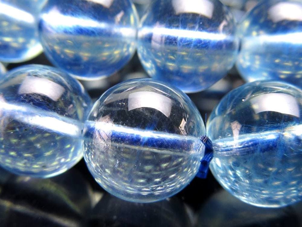 アクアマリン ブレスレット サンタマリア ベリル 藍玉