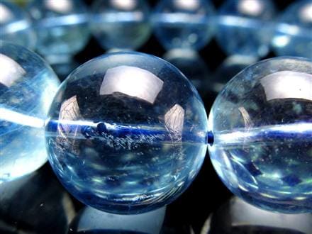 アクアマリン ブレスレット サンタマリア ベリル 藍玉