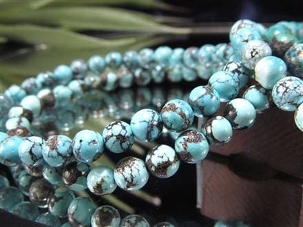 ターコイズ トルコ石 ブレスレット 誕生石 フーベイターコイズ