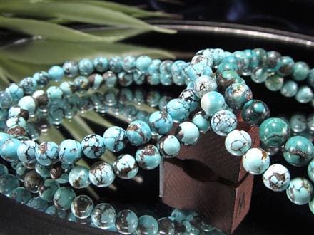 ターコイズ トルコ石 ブレスレット 誕生石 フーベイターコイズ