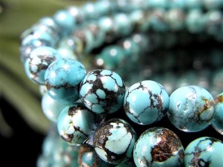 ターコイズ トルコ石 ブレスレット 誕生石 フーベイターコイズ