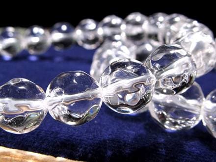 水晶 クリスタル クォーツ ブレスレット パイナップルカット 天然石