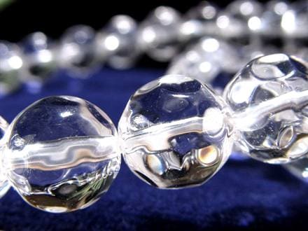 水晶 クリスタル クォーツ ブレスレット パイナップルカット 天然石