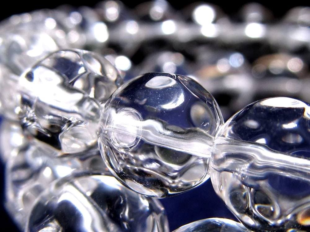 水晶 クリスタル クォーツ ブレスレット パイナップルカット 天然石