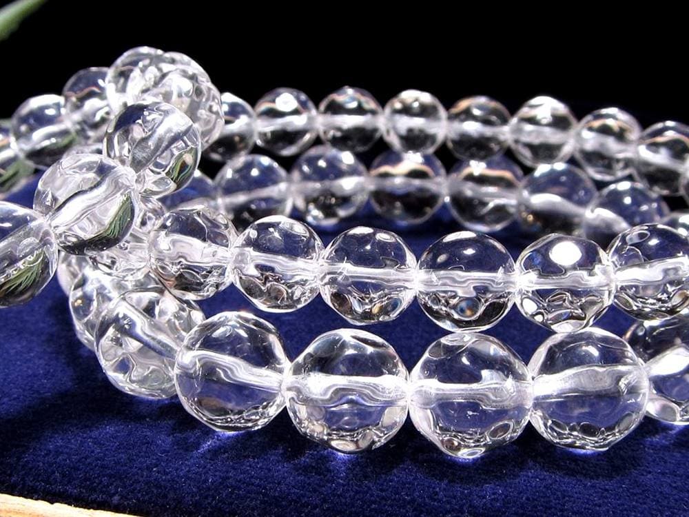 水晶 クリスタル クォーツ ブレスレット パイナップルカット 天然石