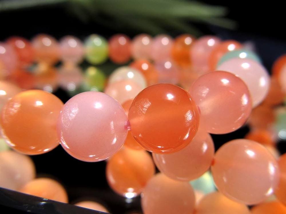 瑪瑙 ブレスレット アゲート 塩源瑪瑙 ソルトソースアゲート