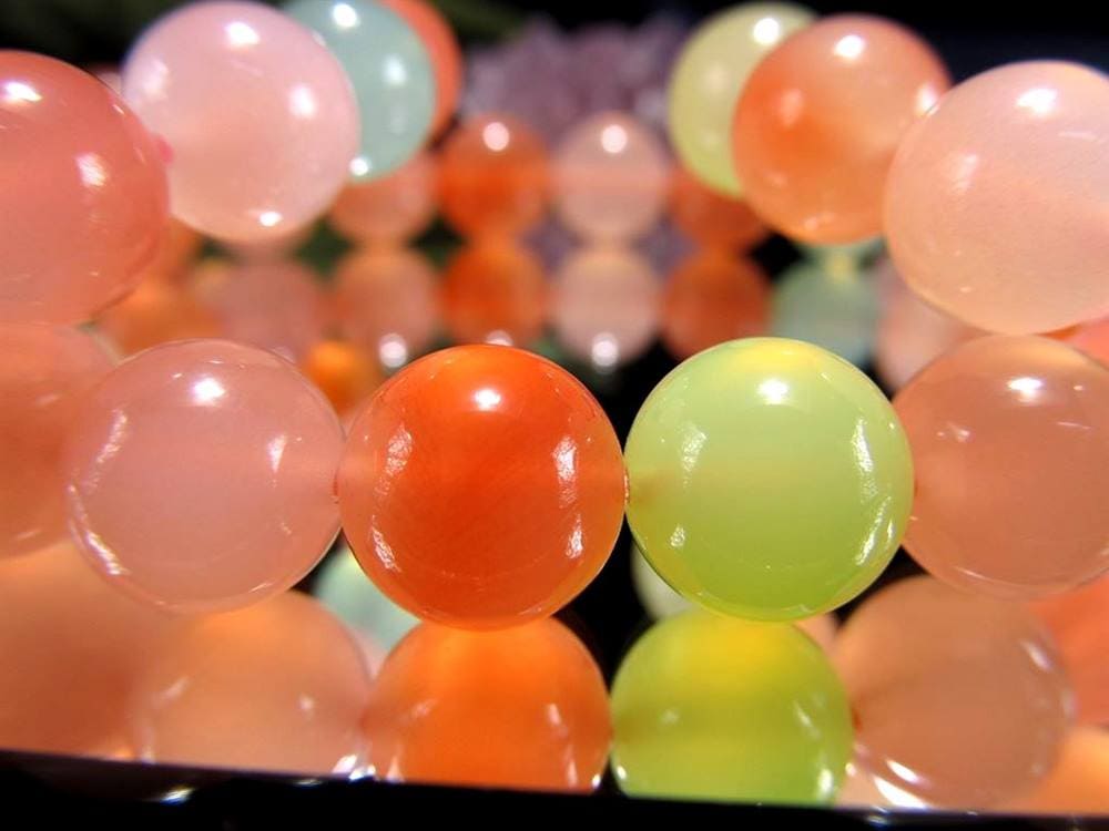 瑪瑙 ブレスレット アゲート 塩源瑪瑙 ソルトソースアゲート