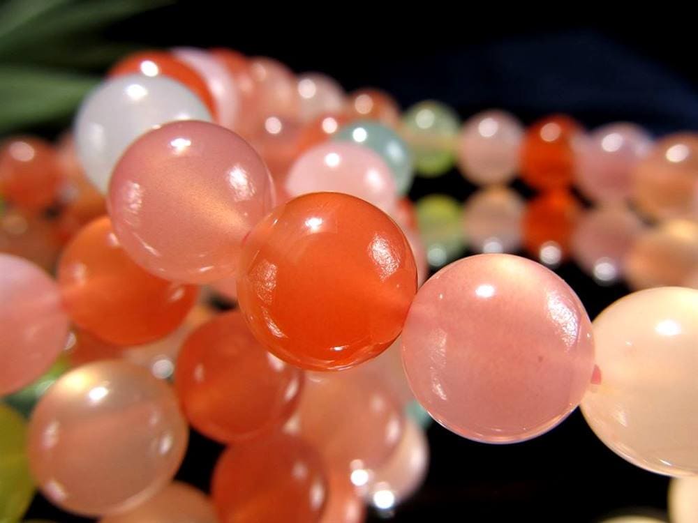 瑪瑙 ブレスレット アゲート 塩源瑪瑙 ソルトソースアゲート