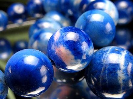 ラピスラズリ ブレスレット 誕生石 青金石 パワーストーン