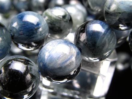 カイヤナイト 藍晶石 ブレスレット ブルー 青色