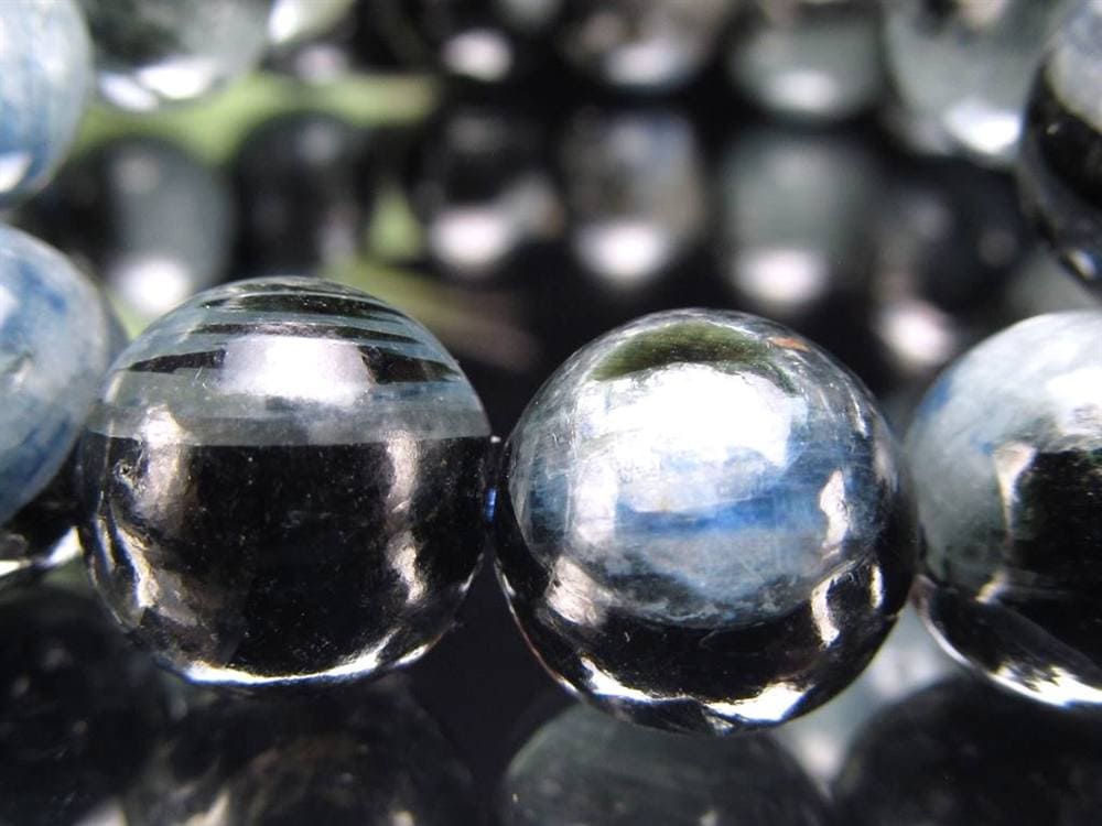 カイヤナイト 藍晶石 ブレスレット ブルー 青色