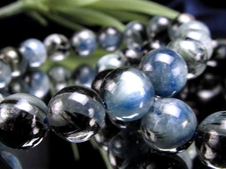 カイヤナイト 藍晶石 ブレスレット ブルー 青色