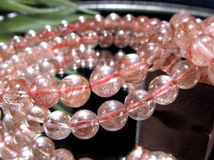 レッドルチルクォーツ ブレスレット 夫婦円満 子宝 オレンジルチル