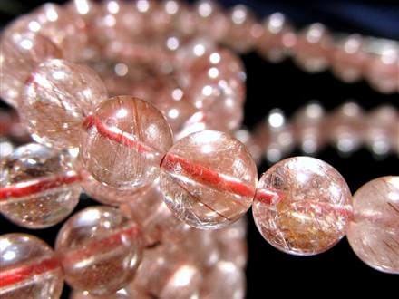 レッドルチルクォーツ ブレスレット 夫婦円満 子宝 オレンジルチル