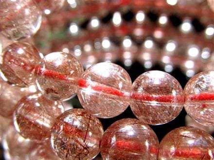 レッドルチルクォーツ ブレスレット 夫婦円満 子宝 オレンジルチル