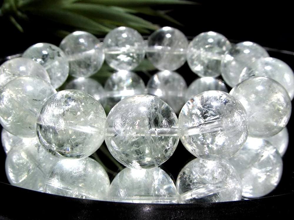 プラシオライト グリーンアメジスト ブレスレット 緑水晶 プラジオライト