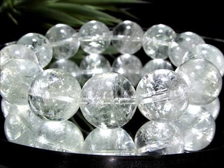 プラシオライト グリーンアメジスト ブレスレット 緑水晶 プラジオライト