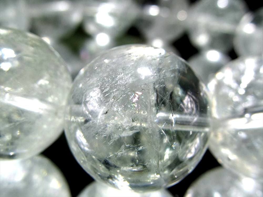 プラシオライト グリーンアメジスト ブレスレット 緑水晶 プラジオライト