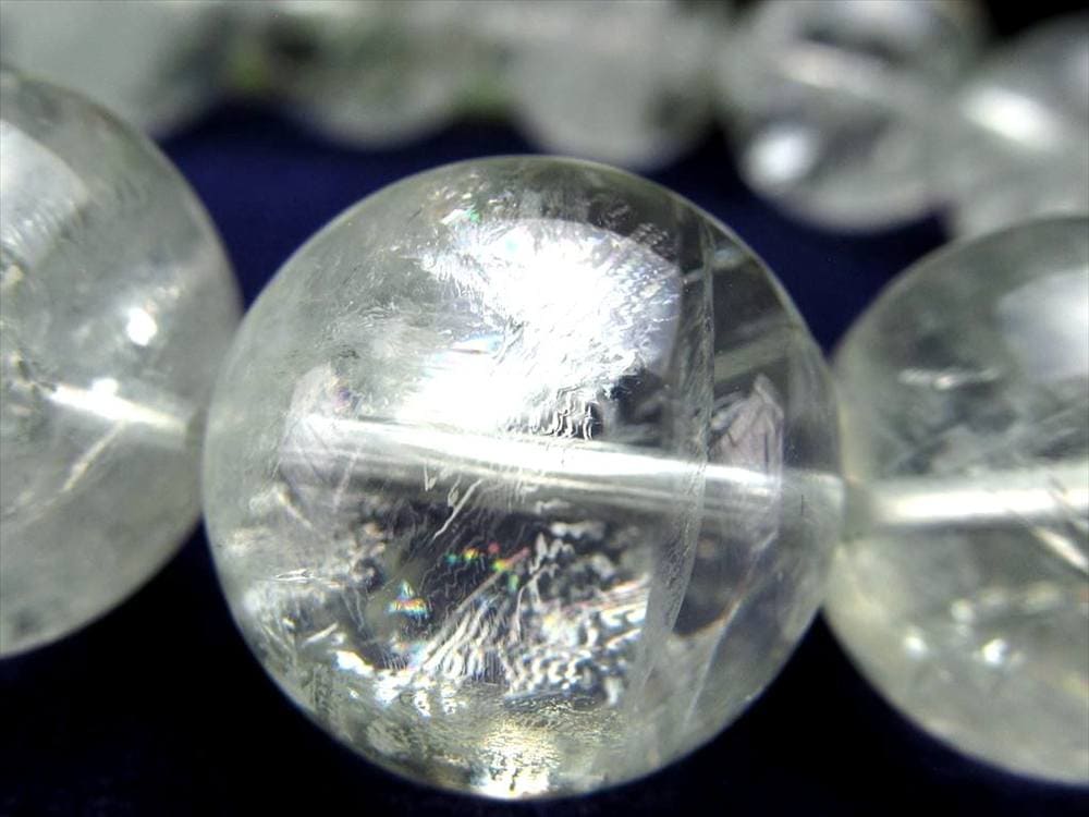 プラシオライト グリーンアメジスト ブレスレット 緑水晶 プラジオライト