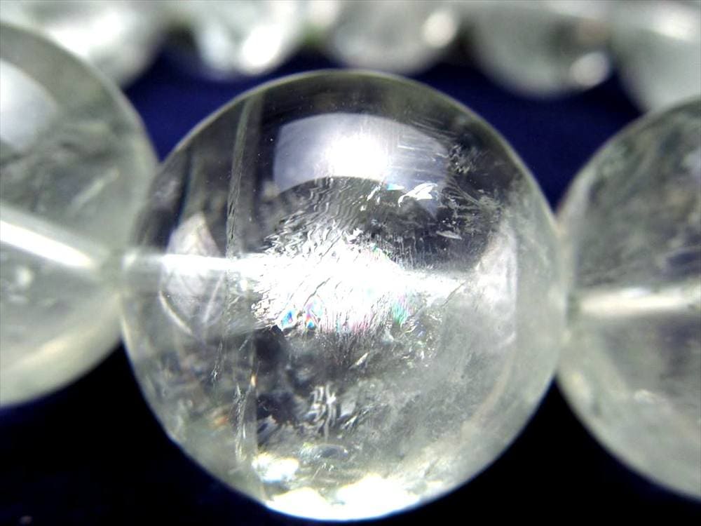 プラシオライト グリーンアメジスト ブレスレット 緑水晶 プラジオライト