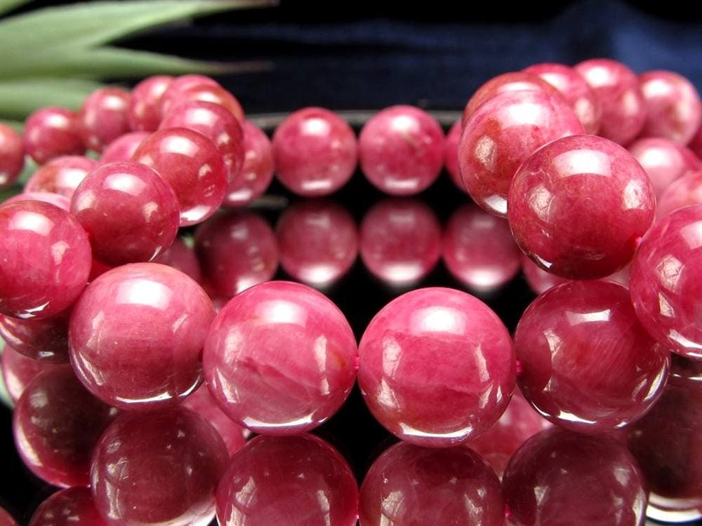 ロードナイト 薔薇輝石 ブレスレット 天然石 ロードナイトシリカ