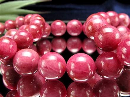 ロードナイト 薔薇輝石 ブレスレット 天然石 ロードナイトシリカ