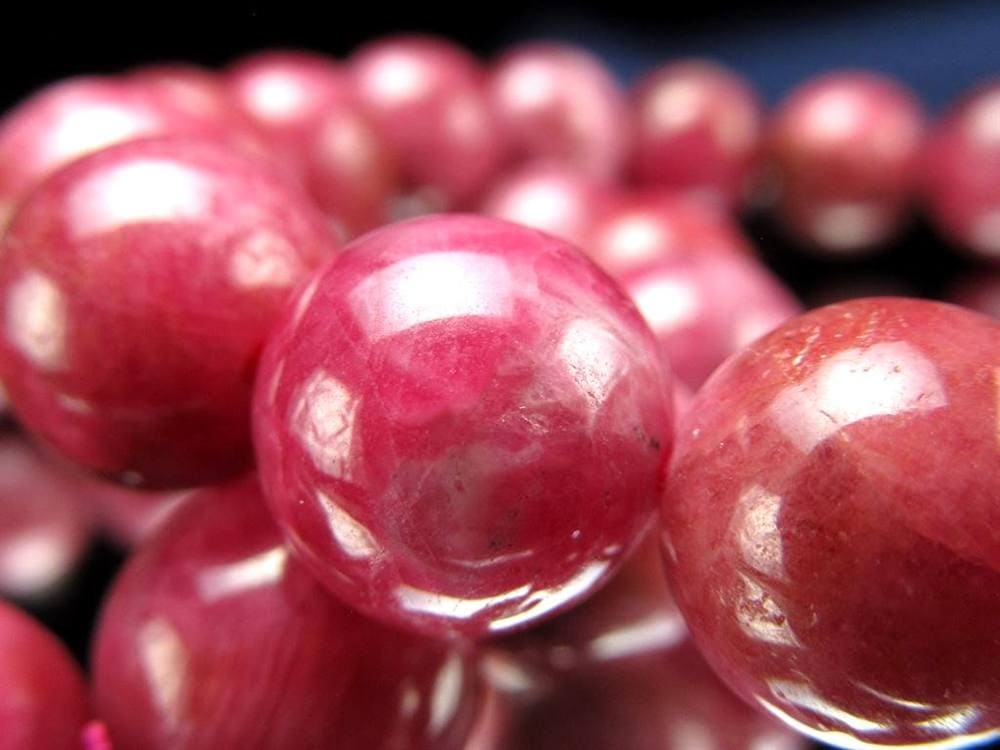 ロードナイト 薔薇輝石 ブレスレット 天然石 ロードナイトシリカ