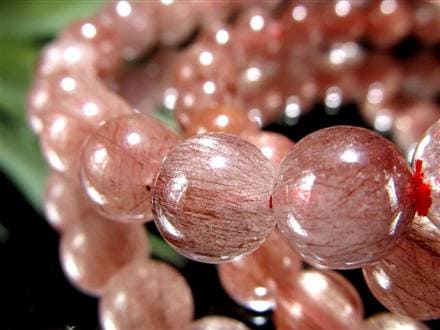 レッドルチルクォーツ ブレスレット 夫婦円満 子宝 オレンジルチル