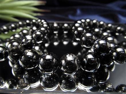 ブラックルチル ルチル ブレスレット 天然石 ブラックトルマリン