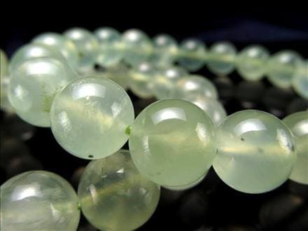 プレナイト ぶどう石 ブレスレット グリーン ヒーリング