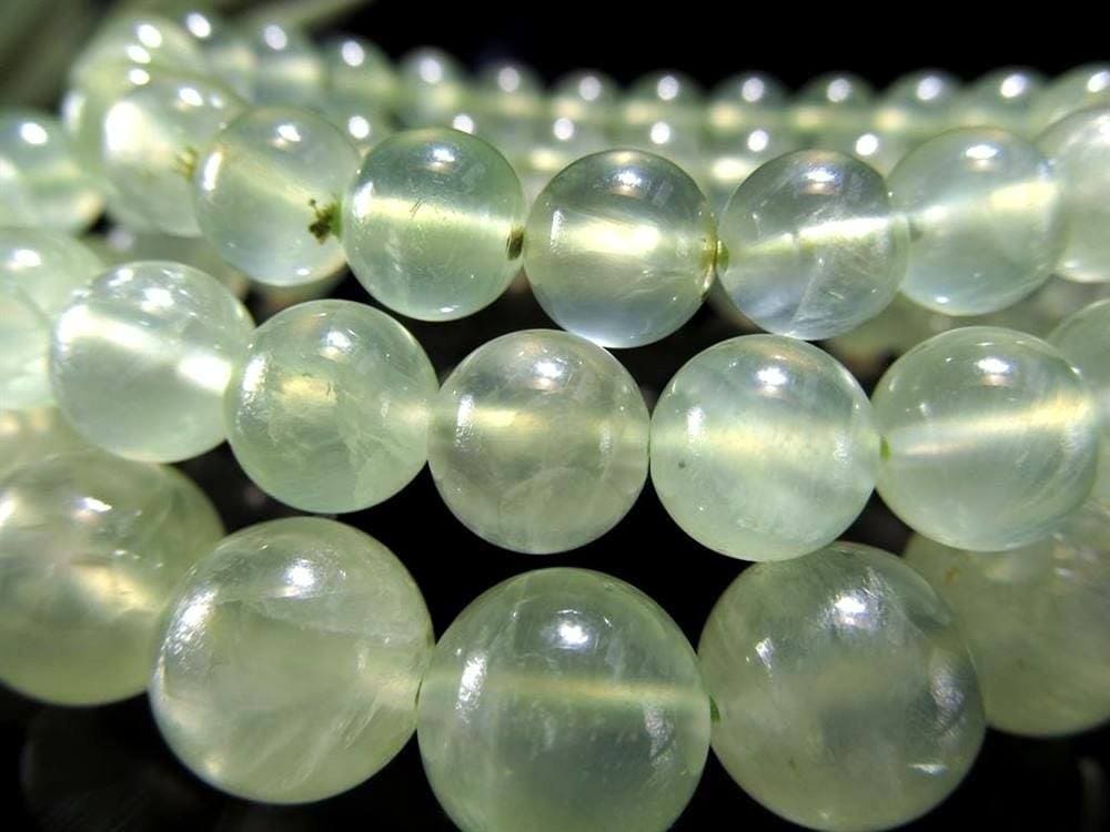 プレナイト ぶどう石 ブレスレット グリーン ヒーリング