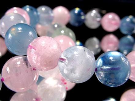 ベリル 緑柱石 ブレスレット MIX パステル