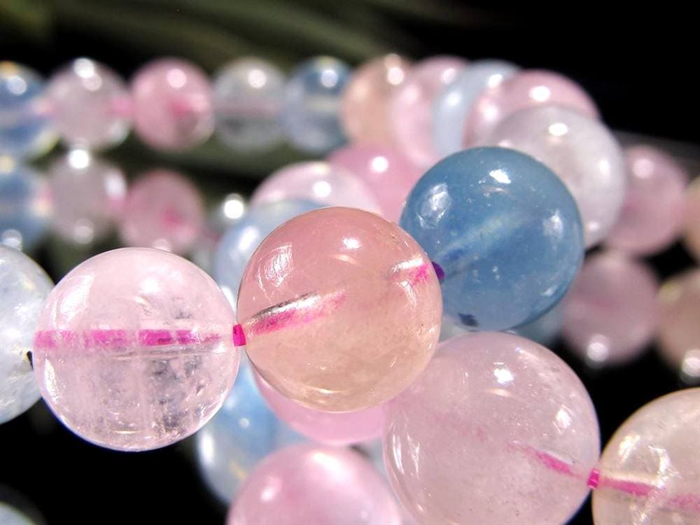 ベリル 緑柱石 ブレスレット MIX パステル