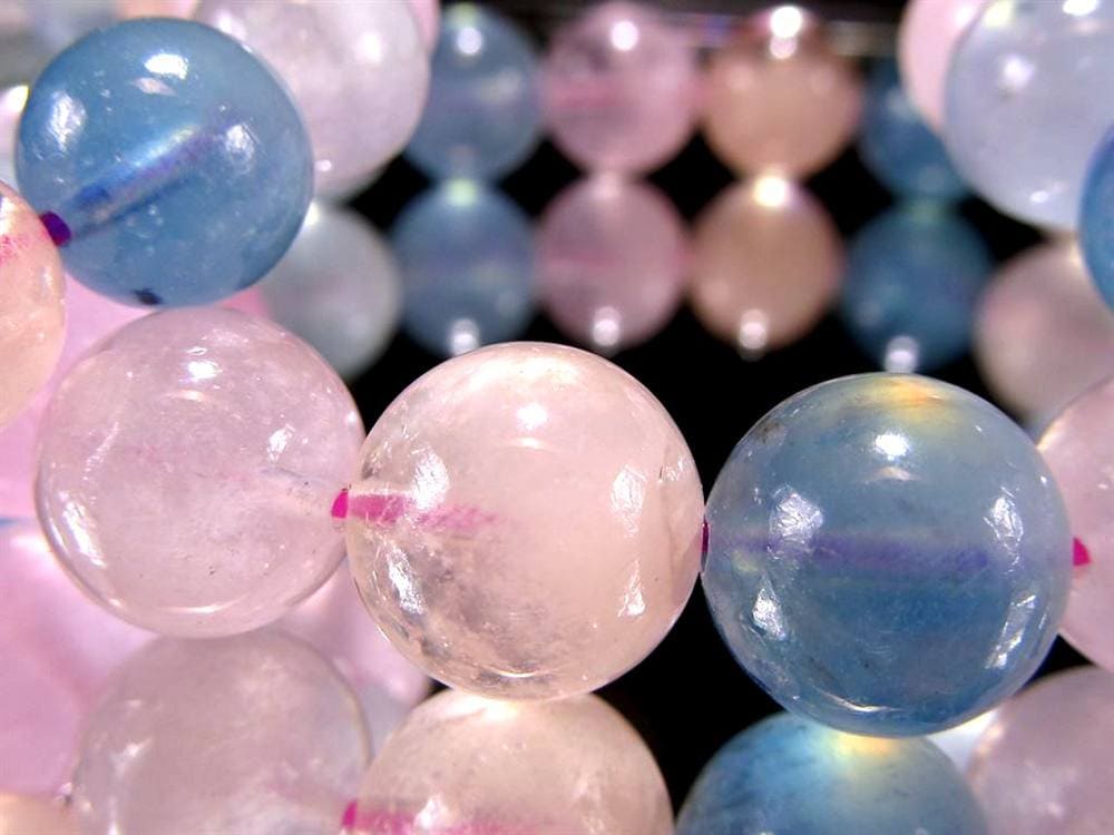 ベリル 緑柱石 ブレスレット MIX パステル