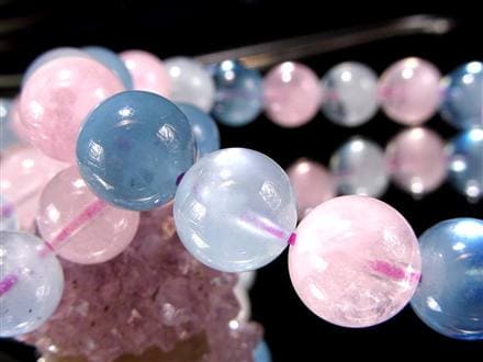 ベリル 緑柱石 ブレスレット MIX パステル