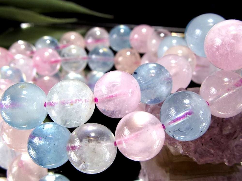 ベリル 緑柱石 ブレスレット MIX パステル