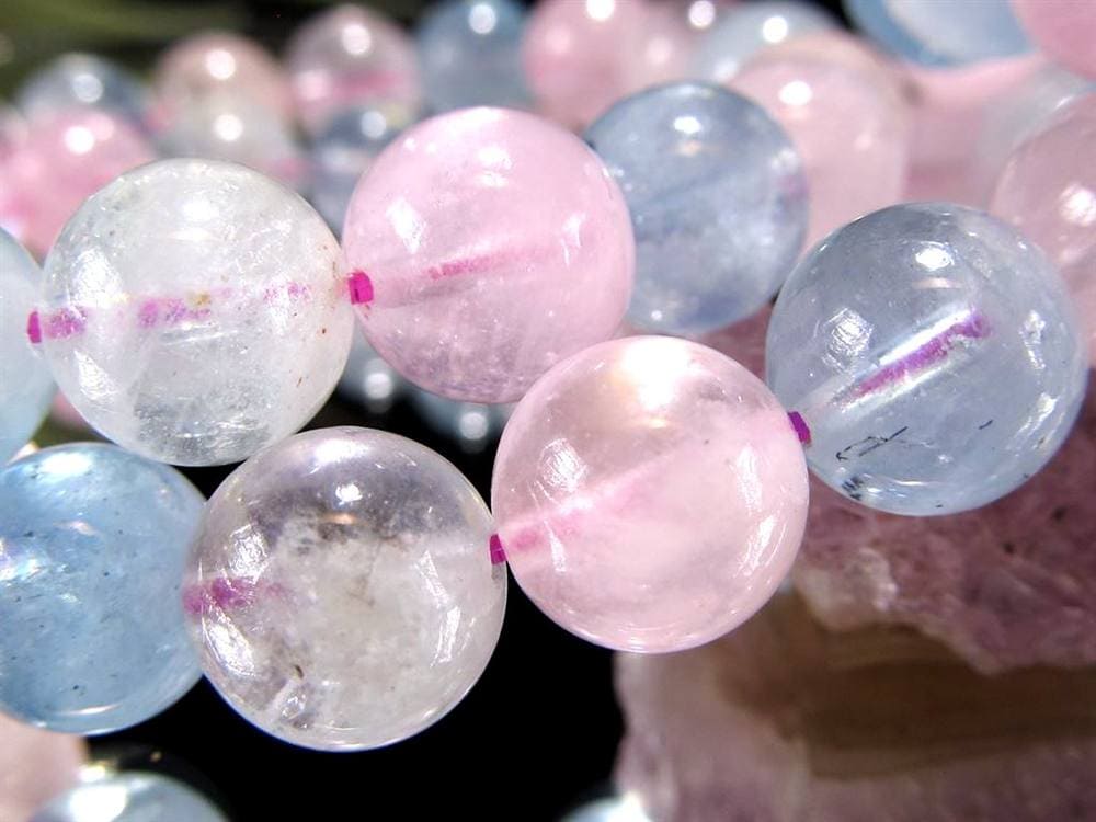 ベリル 緑柱石 ブレスレット MIX パステル