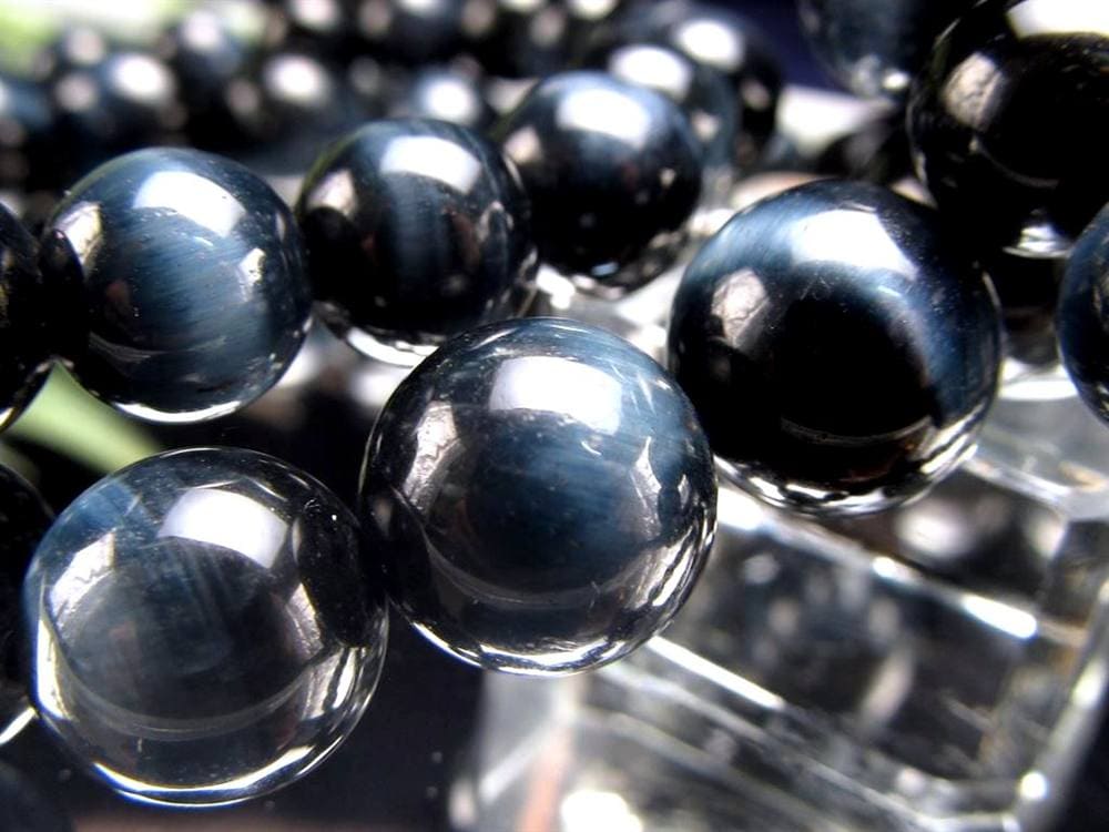 ホークアイ タイガーアイ ブルータイガーアイ 鷹目石 ブレスレット