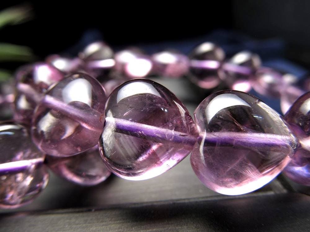 アメジスト 紫水晶 ブレスレット ラベンダーアメジスト ファントム