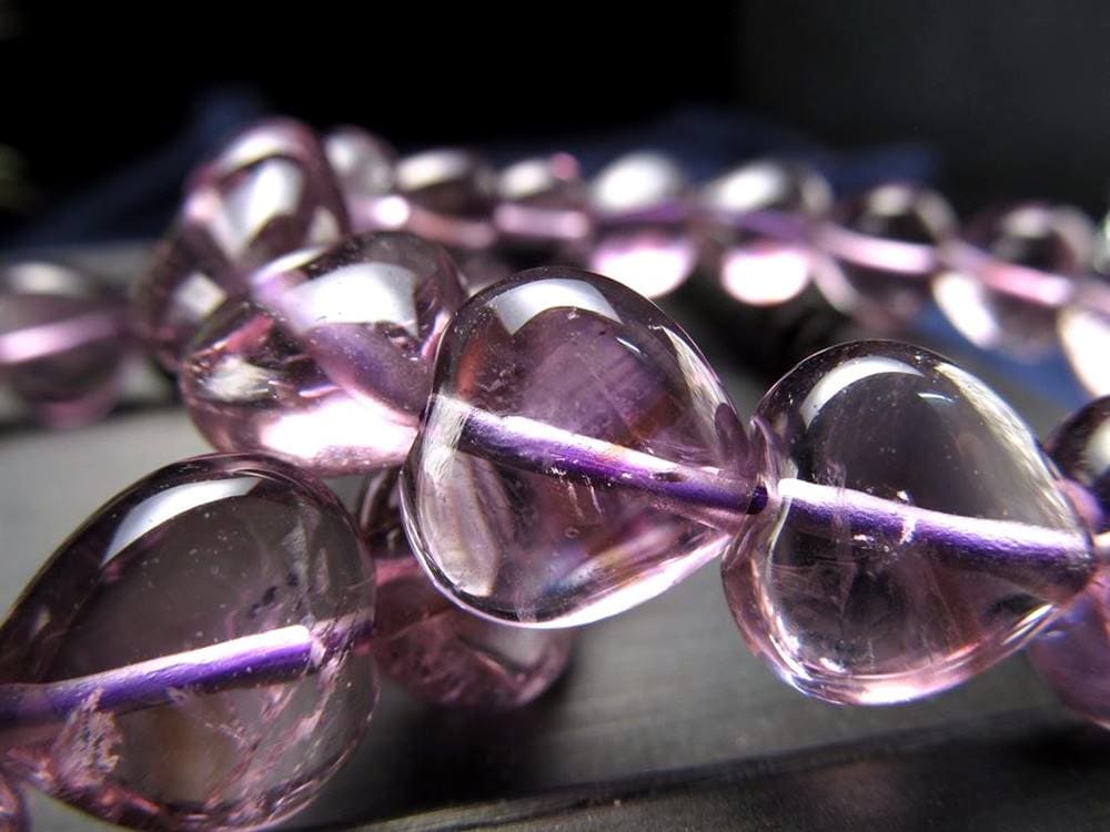 アメジスト 紫水晶 ブレスレット ラベンダーアメジスト ファントム