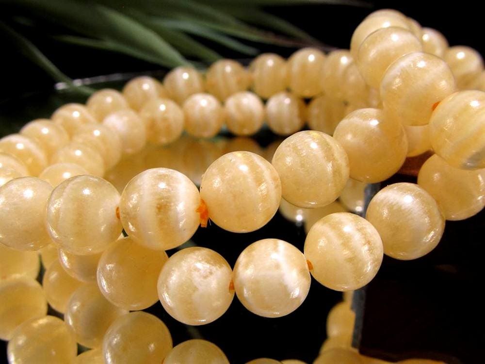 オレンジレースカルサイト オレンジカルサイト バンデッドカルサイト 方解石 ブレスレット 