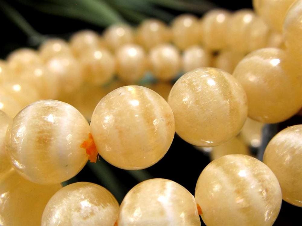 オレンジレースカルサイト オレンジカルサイト バンデッドカルサイト 方解石 ブレスレット 