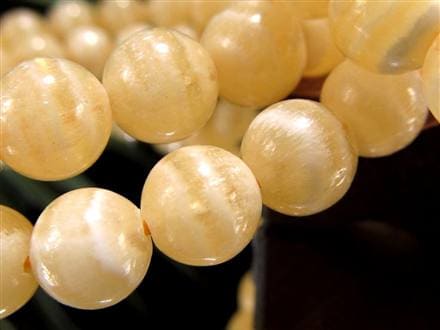 オレンジレースカルサイト オレンジカルサイト バンデッドカルサイト 方解石 ブレスレット 