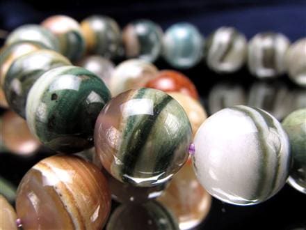 瑪瑙 ブレスレット アゲート メノウ 孔雀瑪瑙