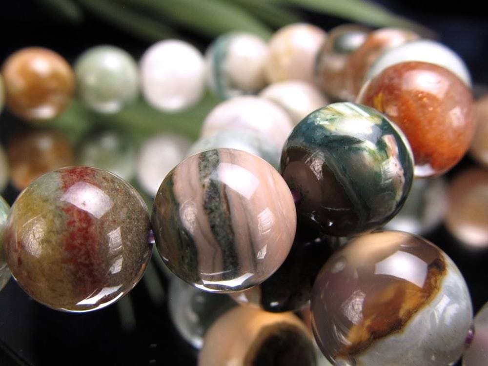 瑪瑙 ブレスレット アゲート メノウ 孔雀瑪瑙